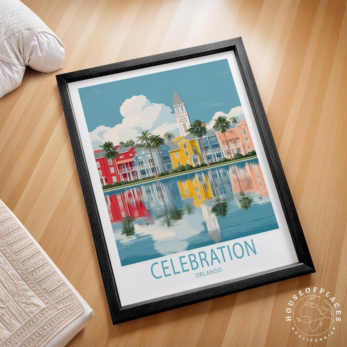 Celebration travel poster – view 2