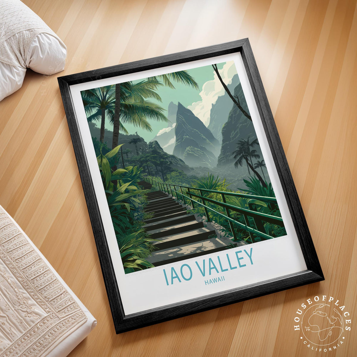 Iao Valley travel poster – view 2