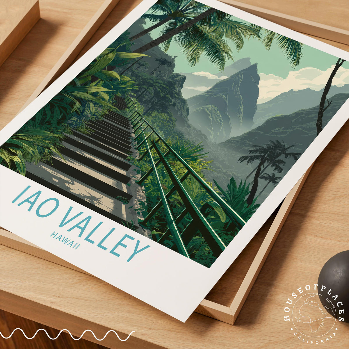 Iao Valley travel poster – view 7