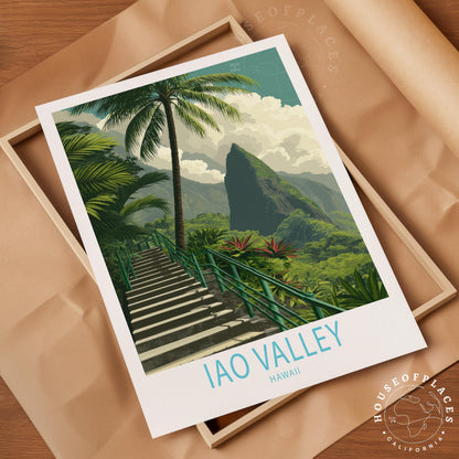 Iao Valley travel poster – view 4