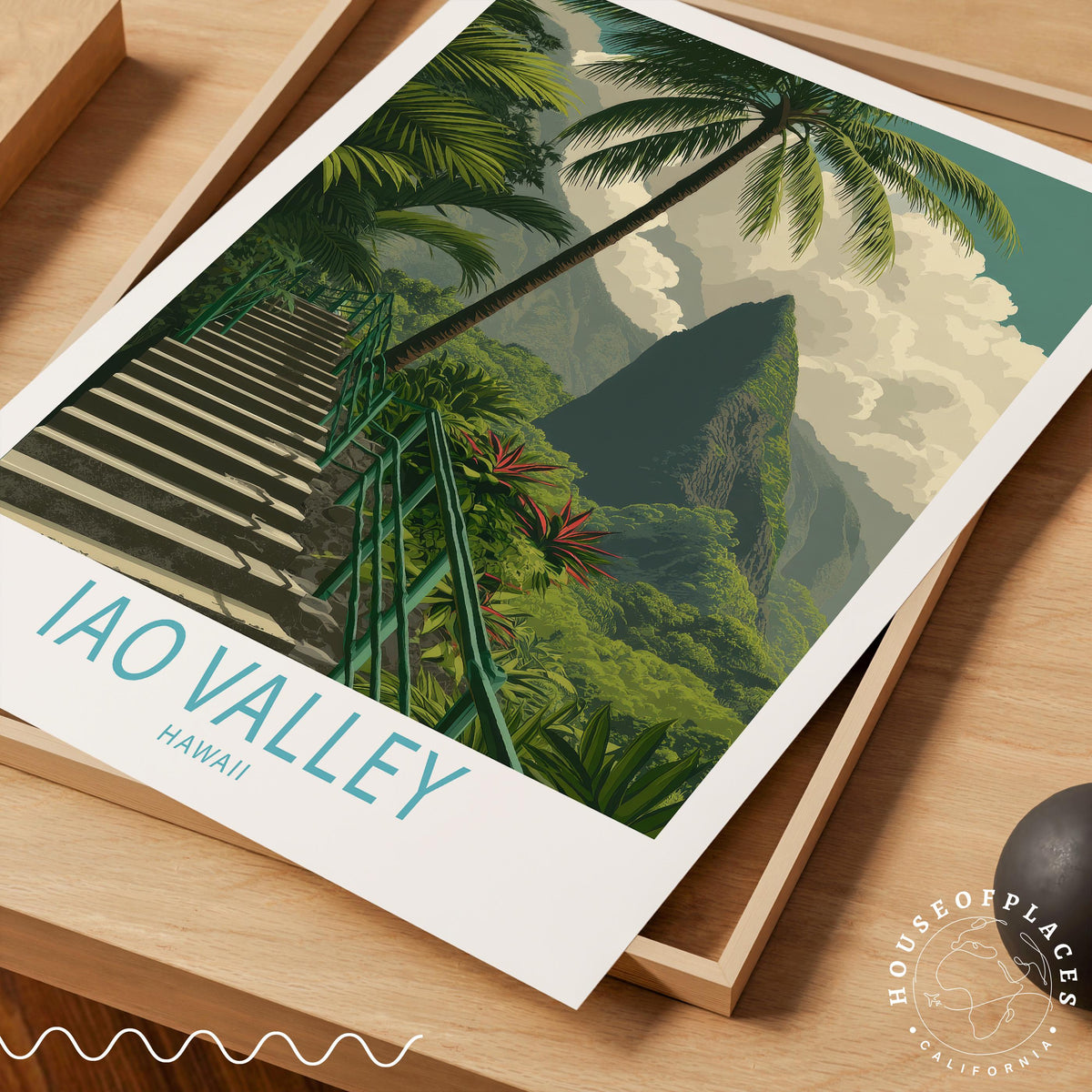Iao Valley travel poster – view 7