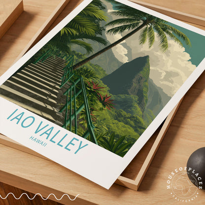 Iao Valley travel poster – view 7