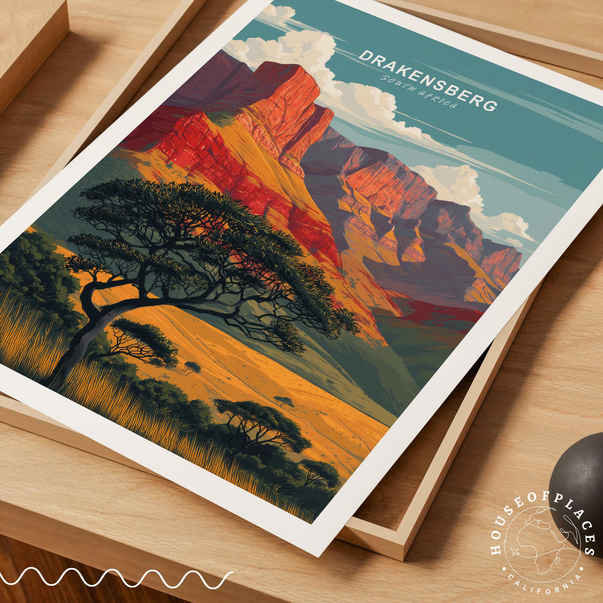 Drakensberg travel poster – view 7