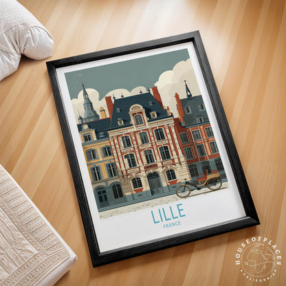 Lille travel poster – view 2