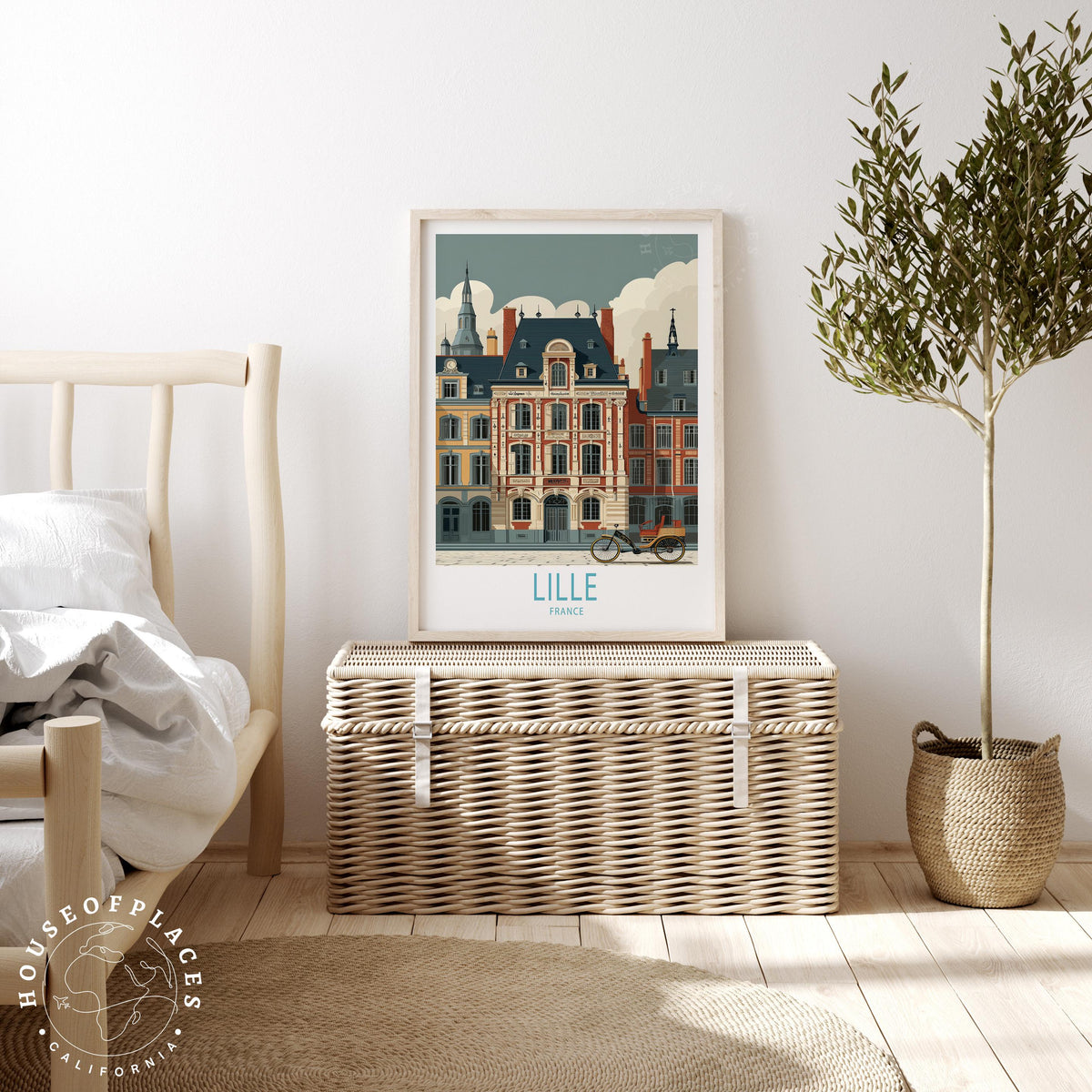 Lille travel poster – view 3