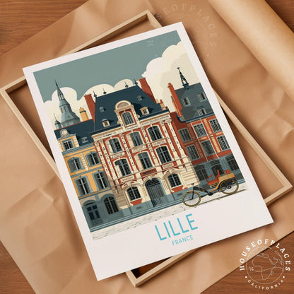 Lille travel poster – view 4