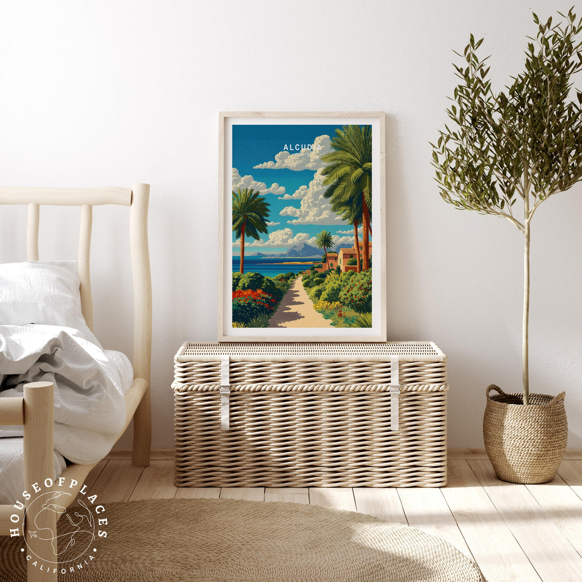 Alcúdia Majorca travel poster – view 3