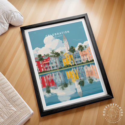 Celebration travel poster – view 2