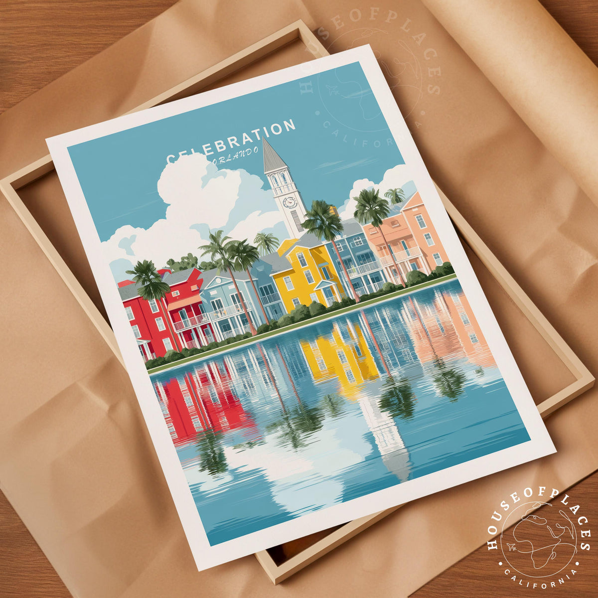 Celebration travel poster – view 4