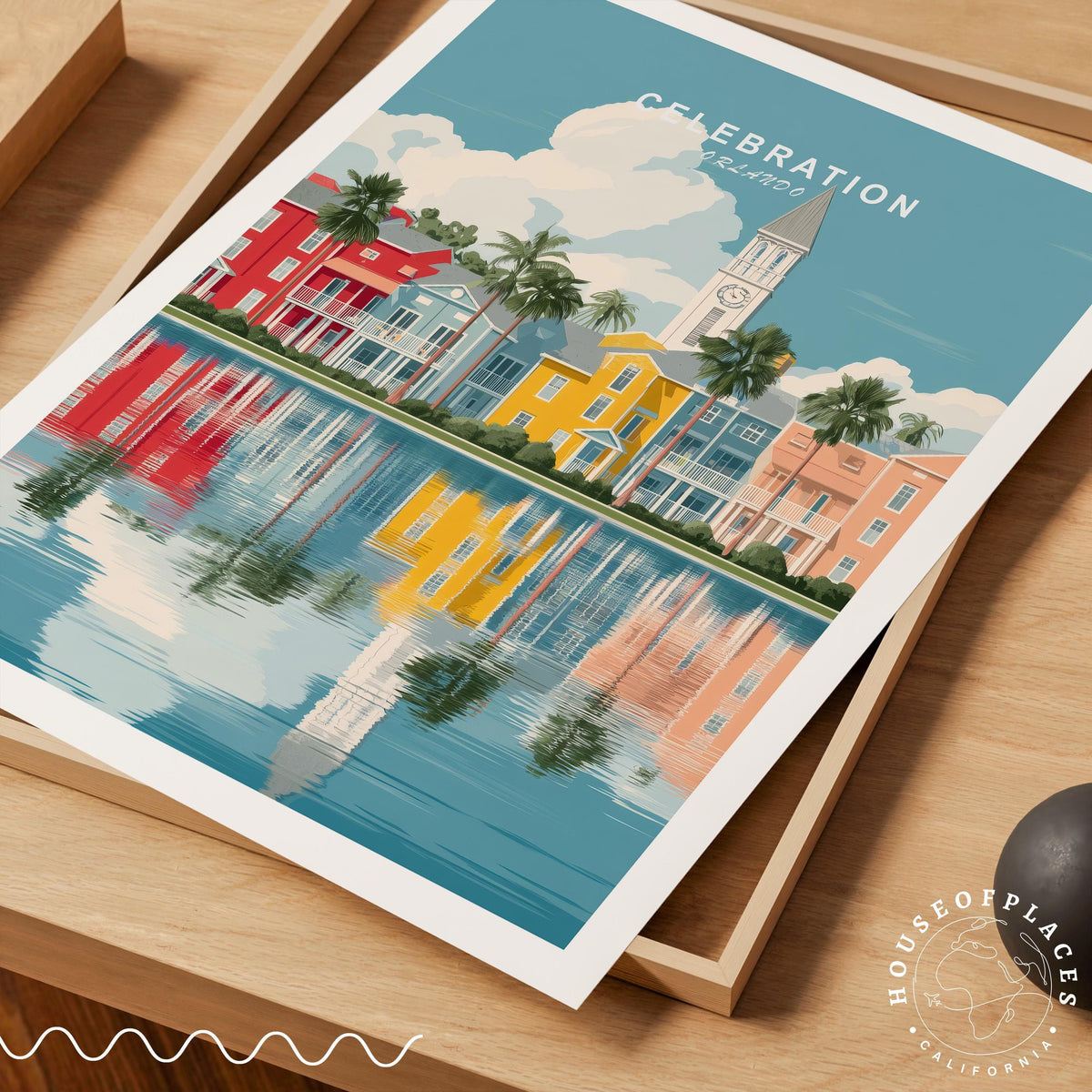 Celebration travel poster – view 7