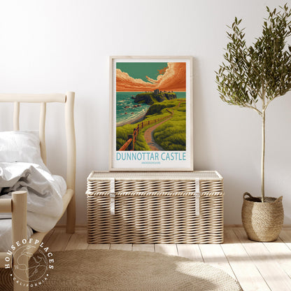 Dunnottar Castle travel poster – view 3
