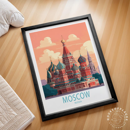Moscow travel poster – view 2