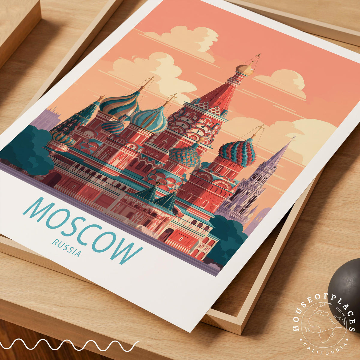 Moscow travel poster – view 7