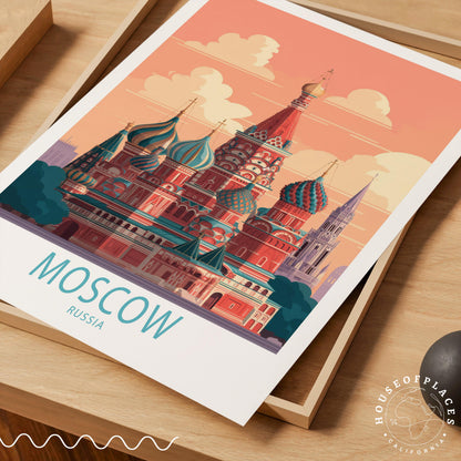 Moscow travel poster – view 7