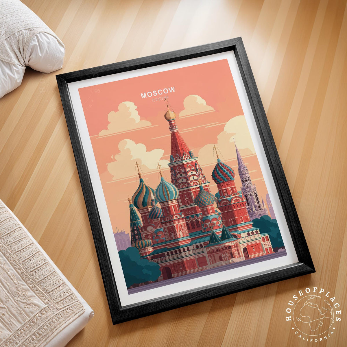 Moscow travel poster – view 2