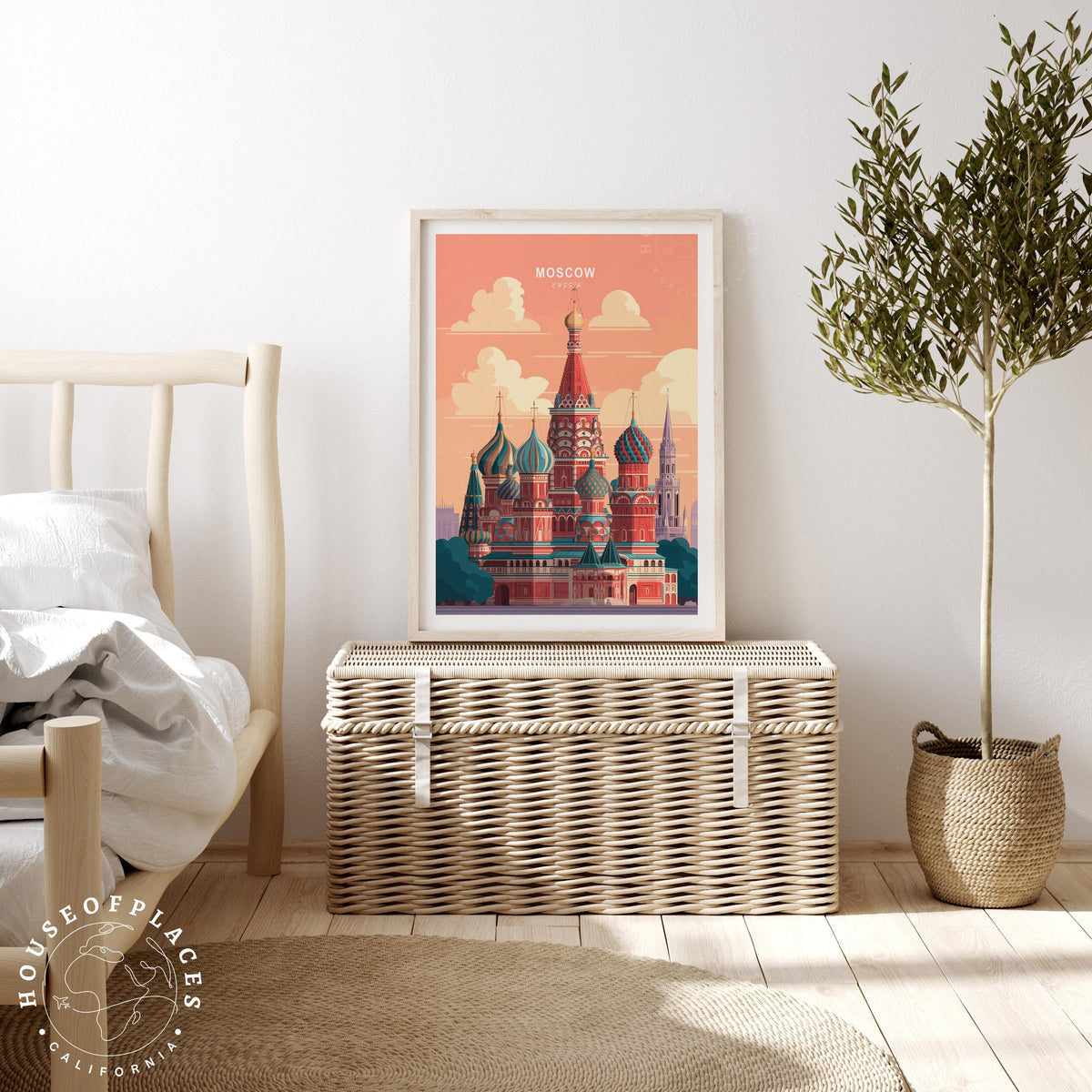 Moscow travel poster – view 3