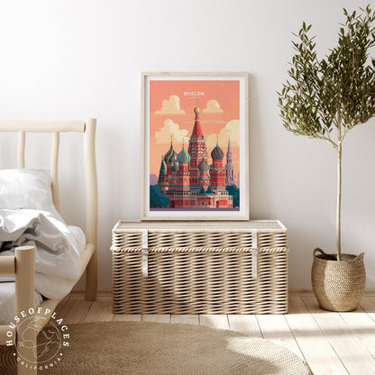 Moscow travel poster – view 3