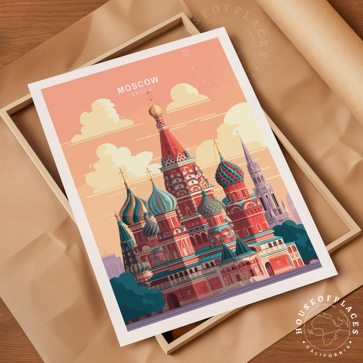 Moscow travel poster – view 4
