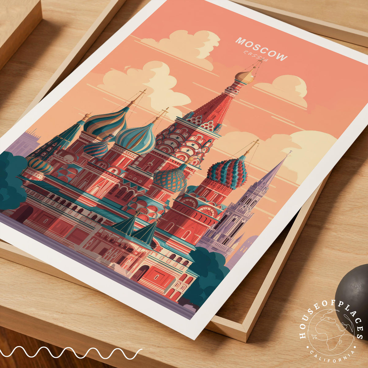 Moscow travel poster – view 7