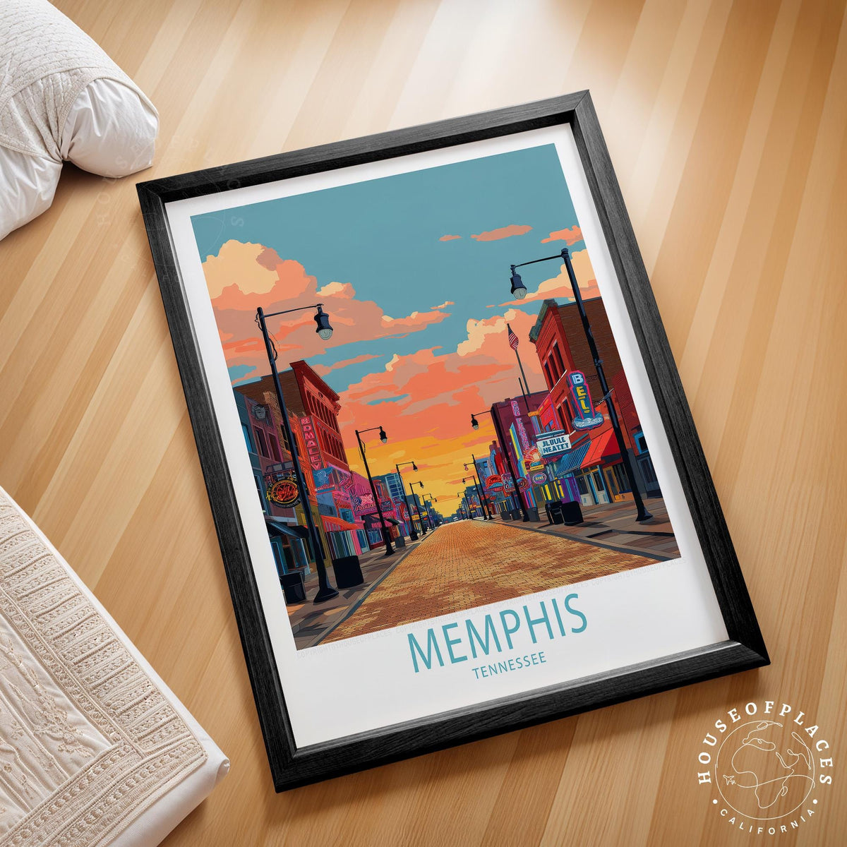 Memphis travel poster – view 2