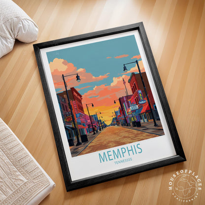 Memphis travel poster – view 2