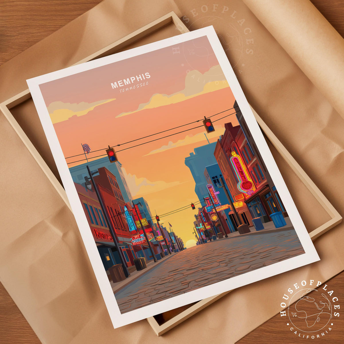 Memphis travel poster – view 4