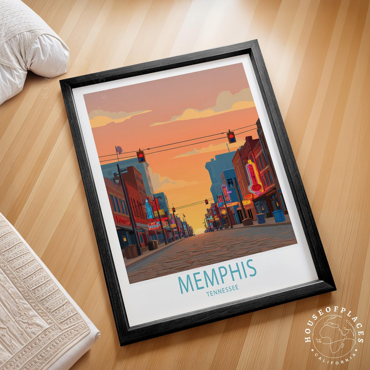 Memphis travel poster – view 2