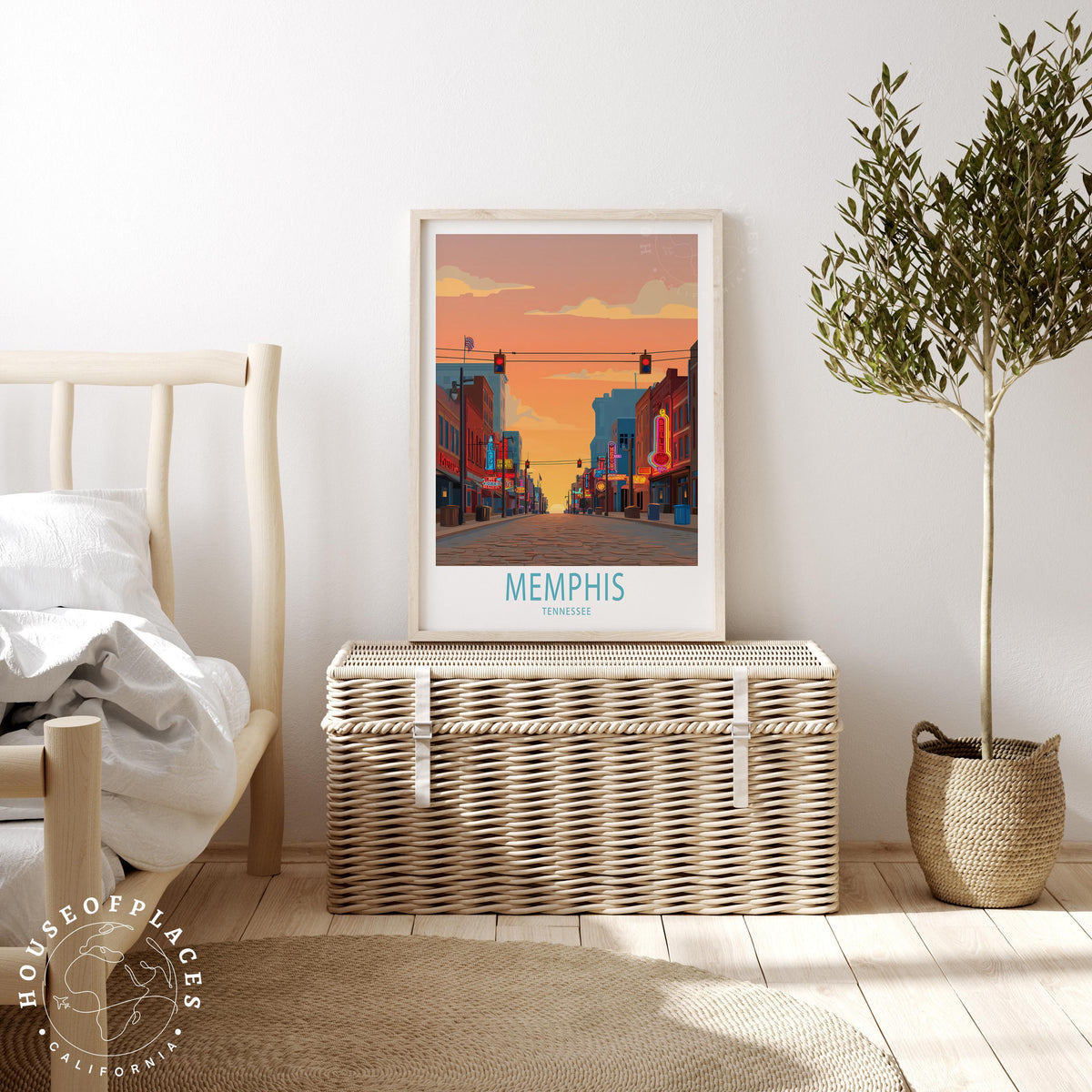 Memphis travel poster – view 3