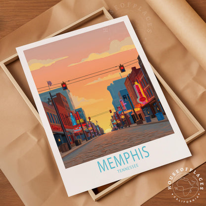 Memphis travel poster – view 4