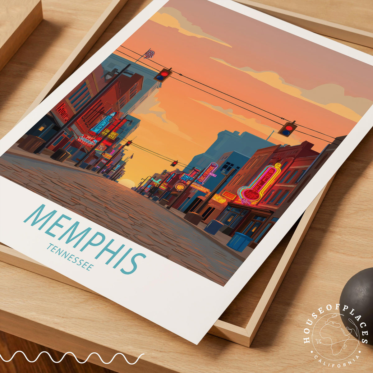 Memphis travel poster – view 7