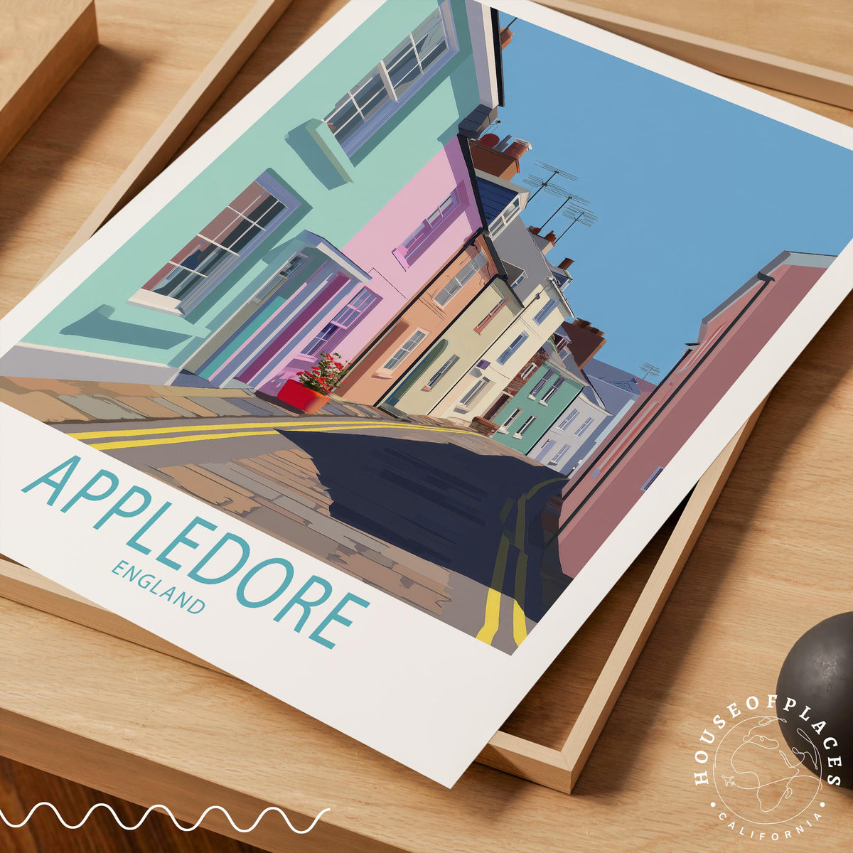 Appledore travel poster – view 7