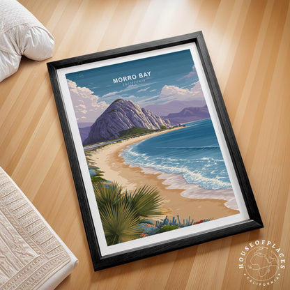 Morro Bay travel poster – view 2