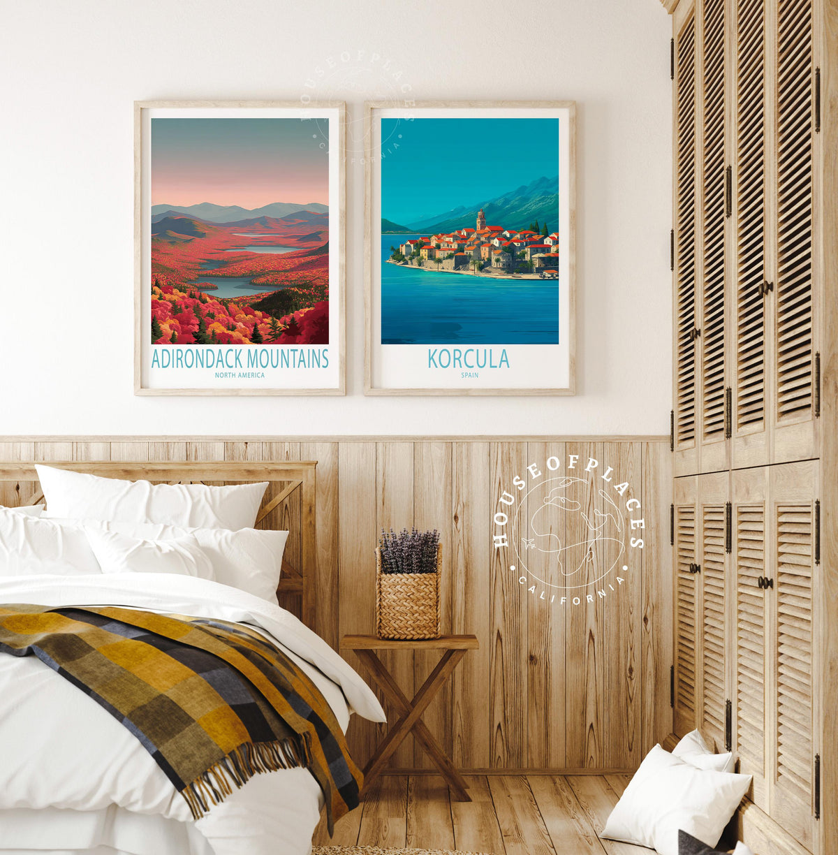 Korcula travel poster – view 6