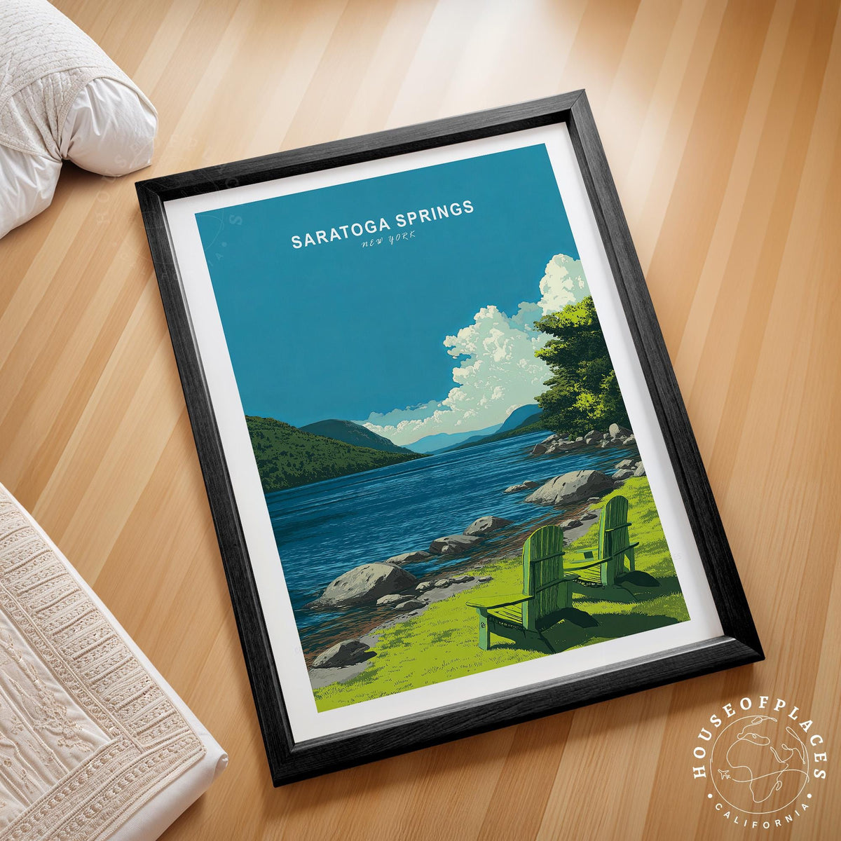 Saratoga Springs travel poster – view 2