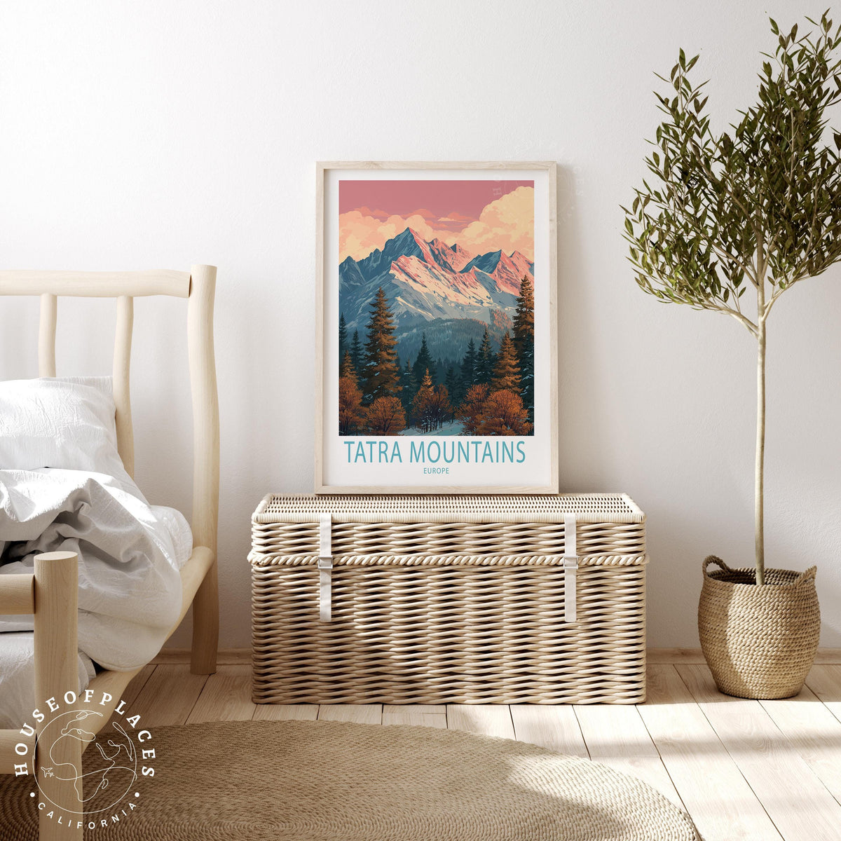 Tatra Mountains Europe travel poster – view 3