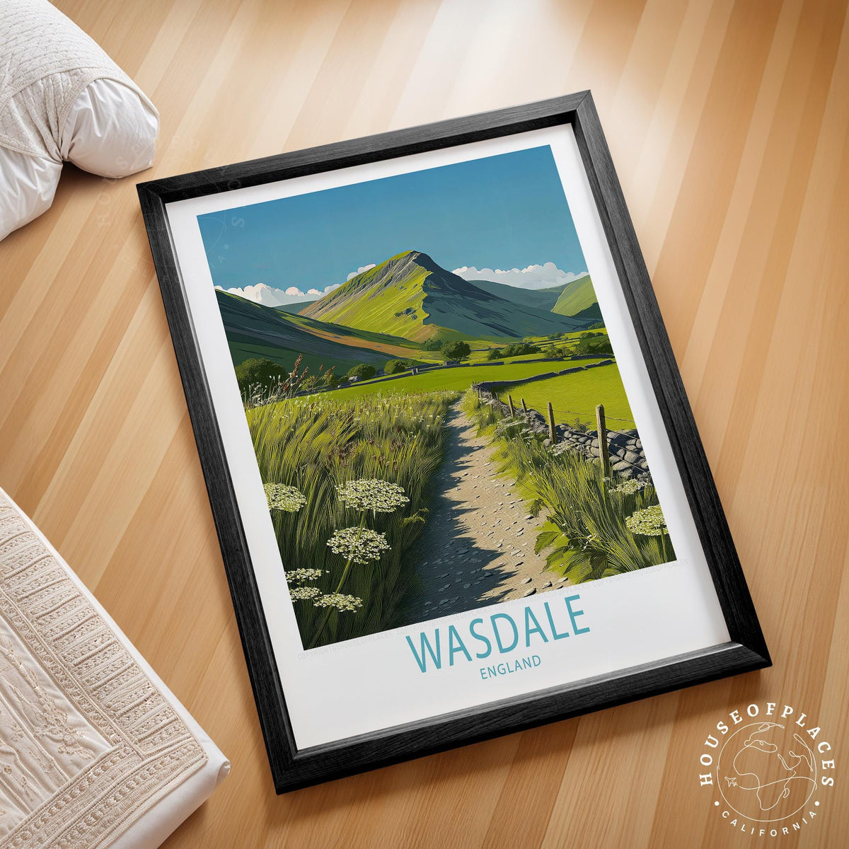 Wasdale travel poster – view 2