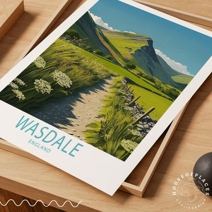 Wasdale travel poster – view 4