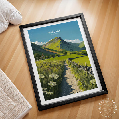 Wasdale travel poster – view 2