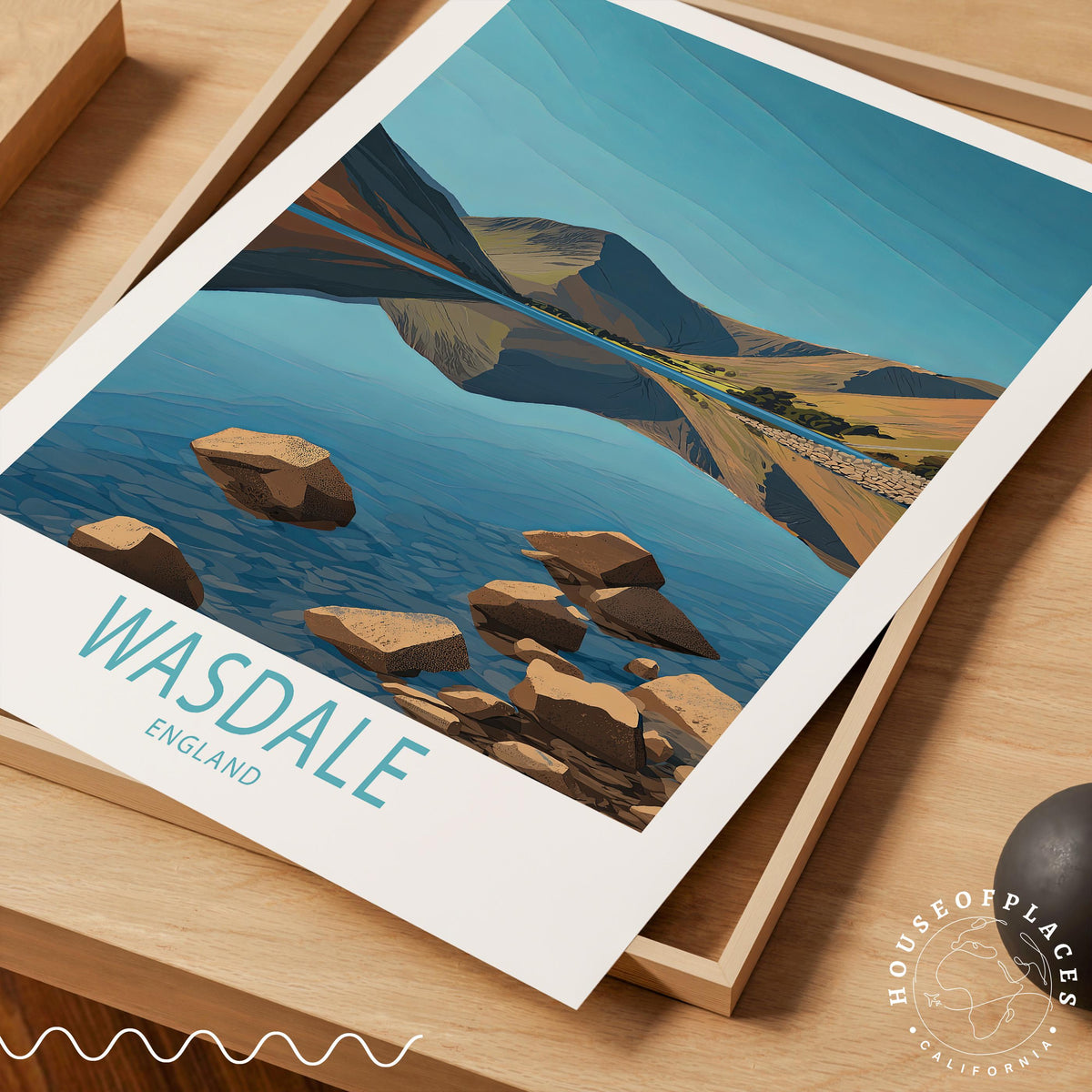 Wasdale travel poster – view 4