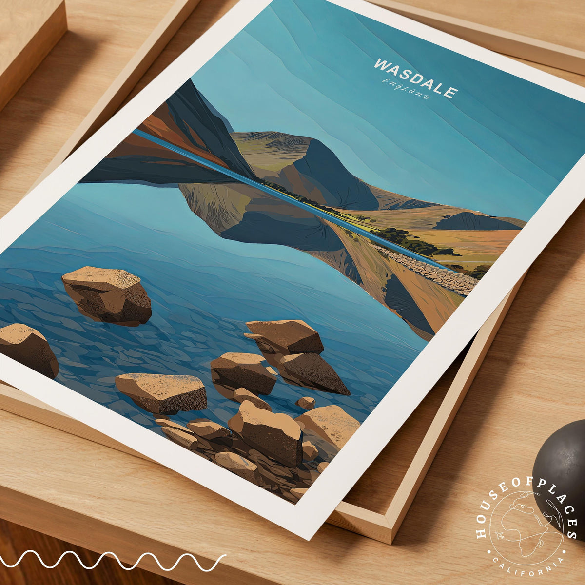 Wasdale travel poster – view 4