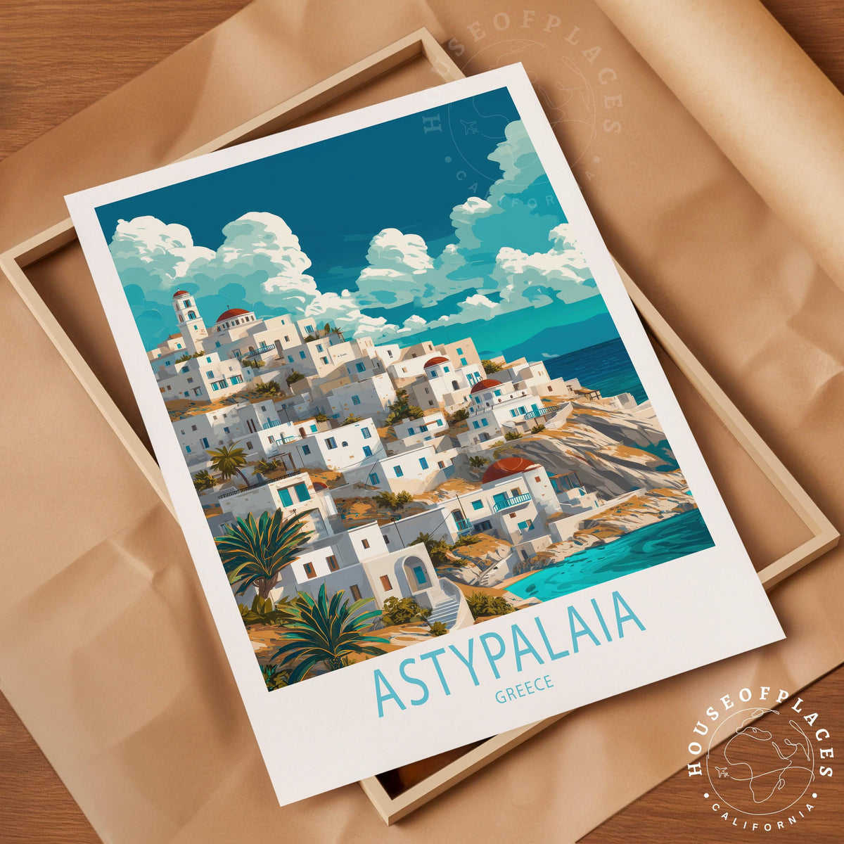 Astypalaia travel poster – view 4