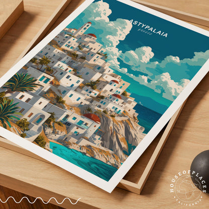 Astypalaia travel poster – view 7