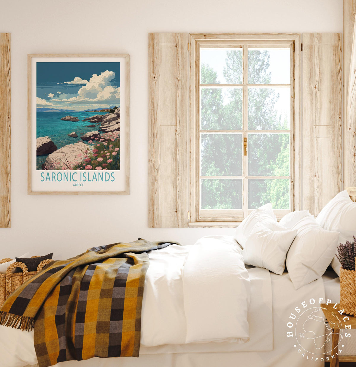 Saronic Islands travel poster – view 6