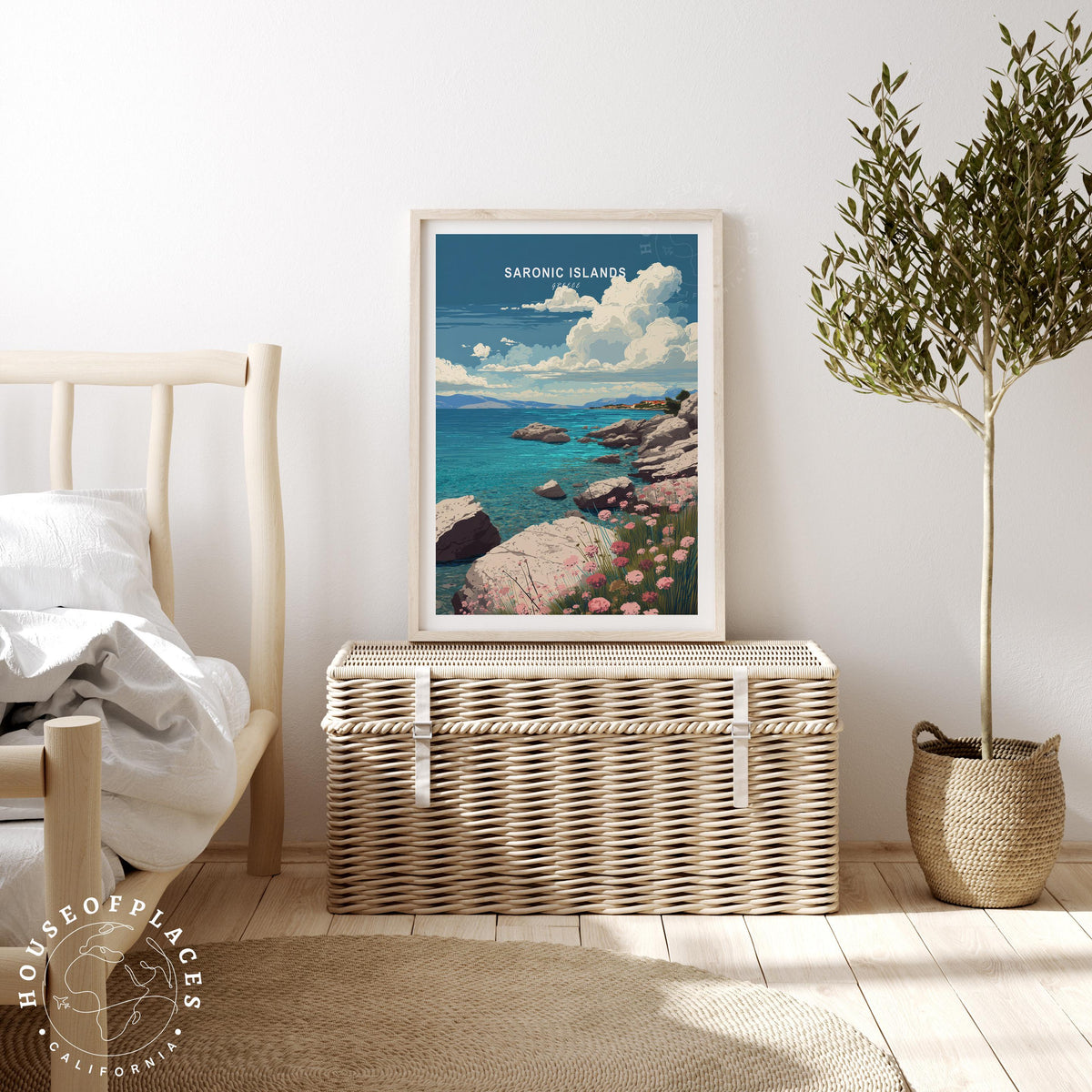 Saronic Islands travel poster – view 3