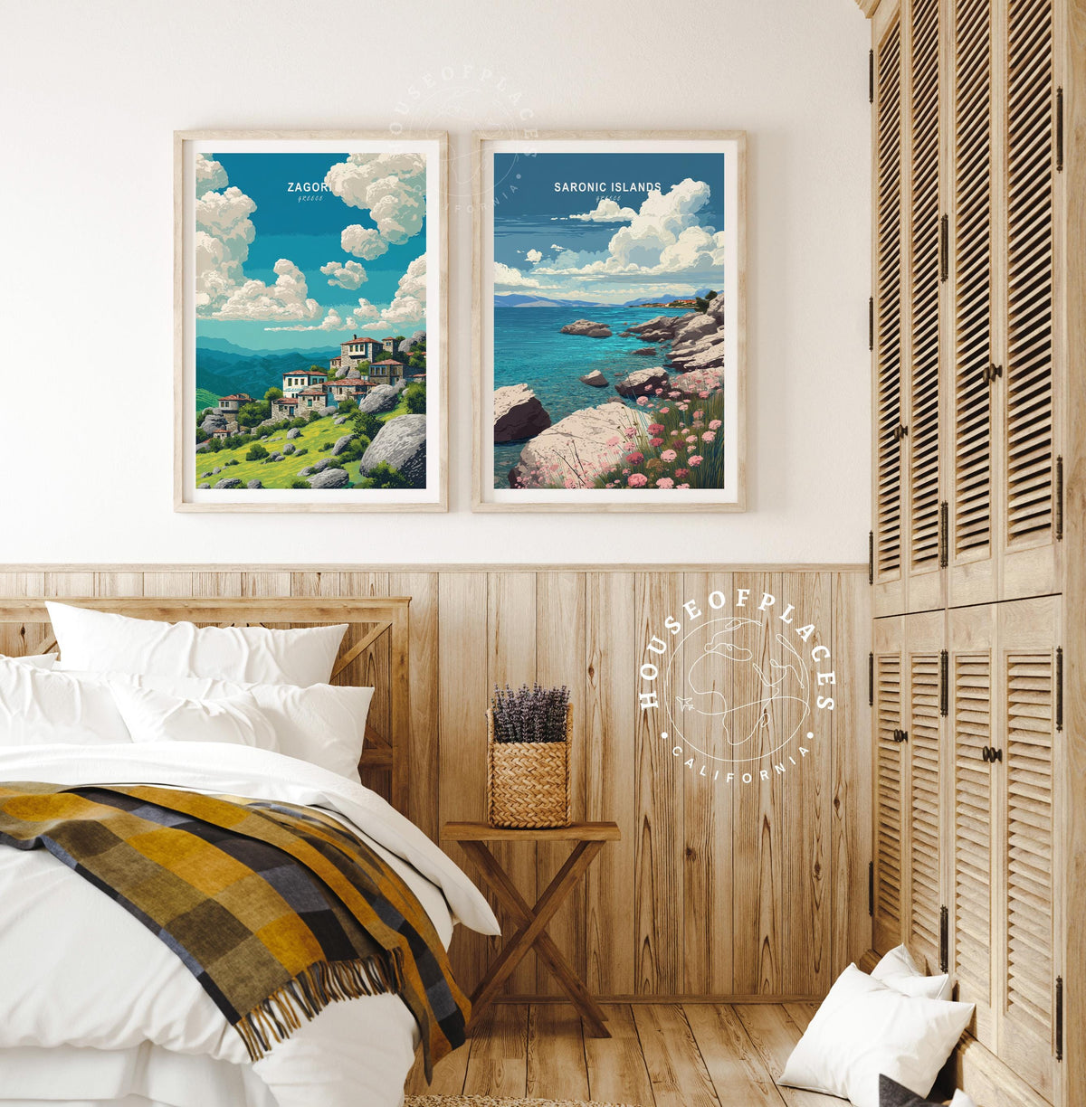 Saronic Islands travel poster – view 9