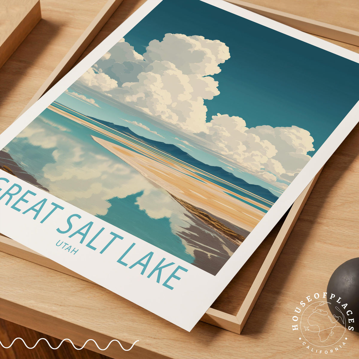 Great Salt Lake travel poster – view 7