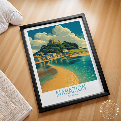 Marazion travel poster – view 2
