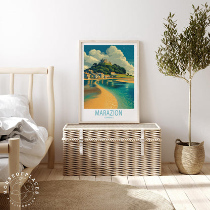Marazion travel poster – view 3