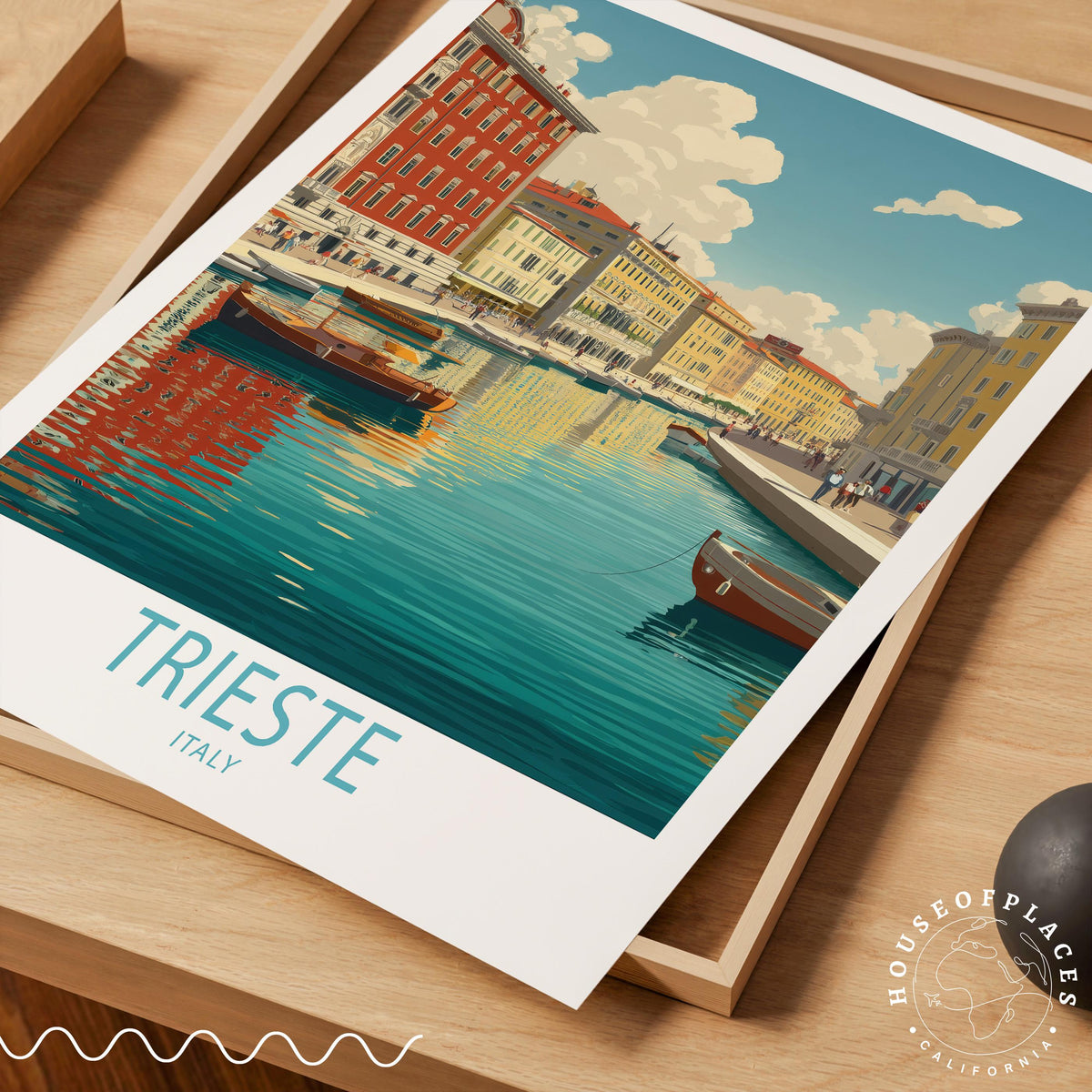 Trieste travel poster – view 7