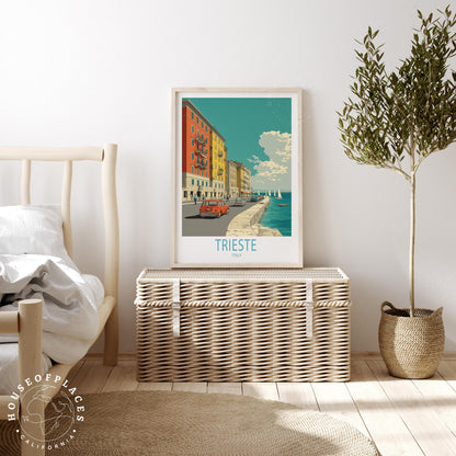 Trieste travel poster – view 3
